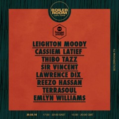 Sir Vincent b2b Thibo Tazz Boiler Room Cape Town DJ Set