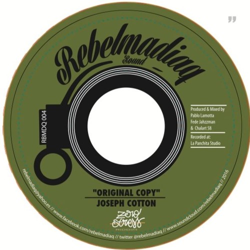 Joseph Cotton - Original Copy (Zero Stress Riddim). Rebelmadiaq Sound