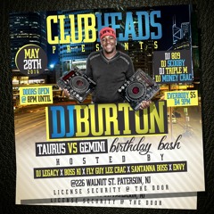 DJ Burton - May 28th Bady Promo CD 2016