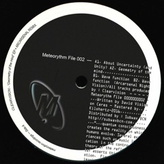 MF002 CLEARVISION  — GEOMETRY OF THE MIND EP + ARCARSENAL REMIX