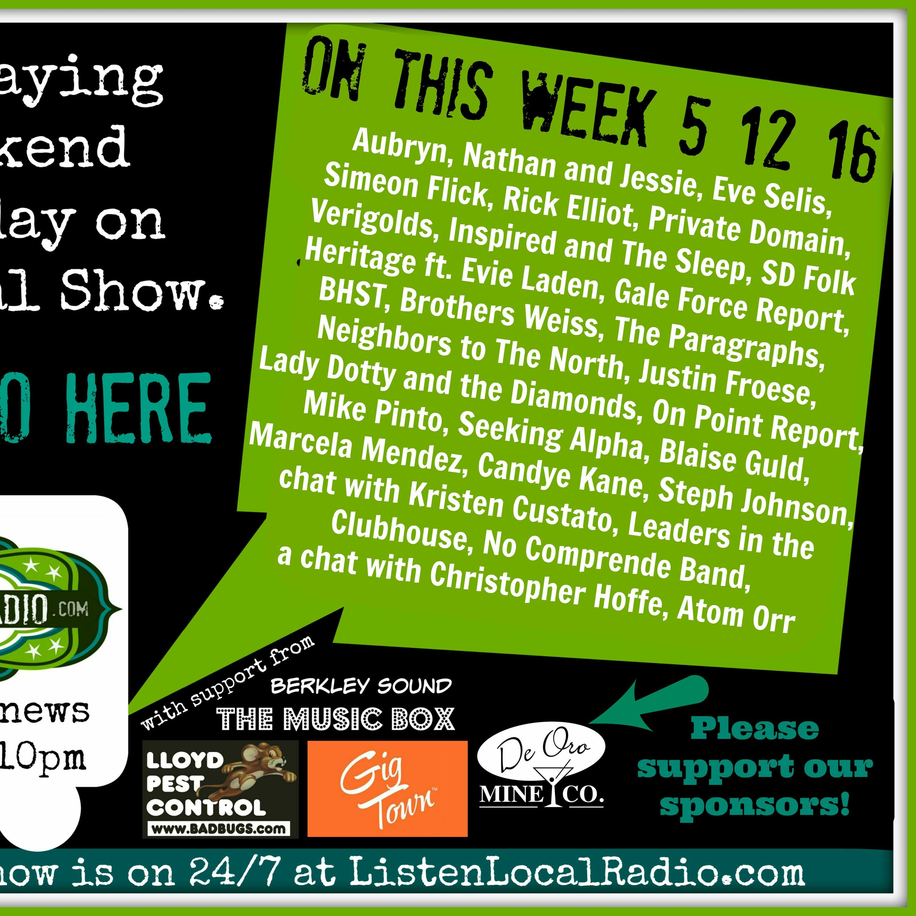 The Listen Local Show 5 12 16 episode artwork