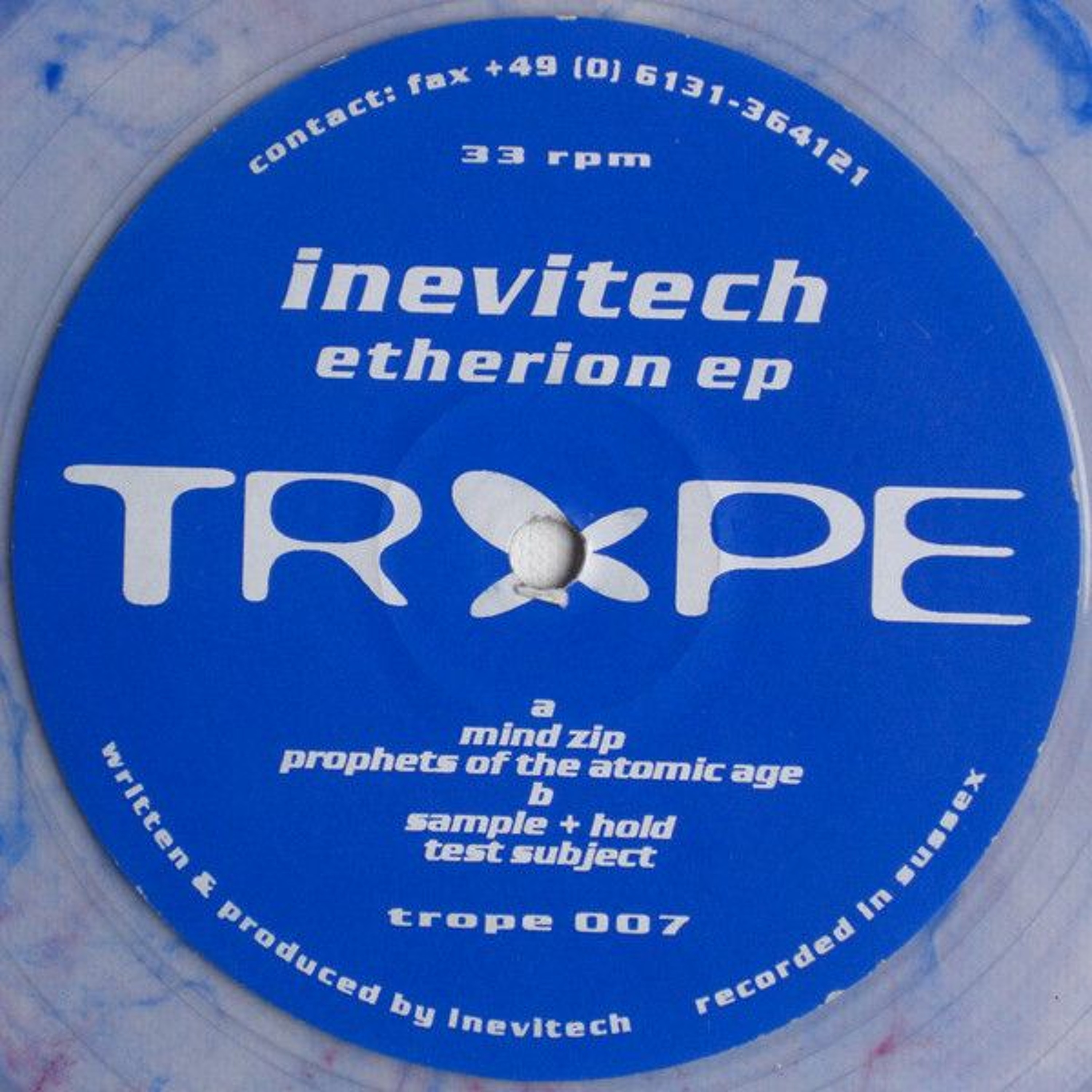 Inevitech - Mind Zip (Etherion EP) TROPE 007 episode artwork