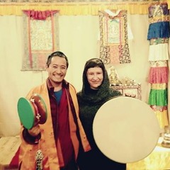 Tibetan Bon Monks Mantra with my drumming