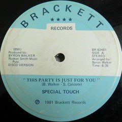 Special Touch - This Party's Just For You (12'' Extended Mix)