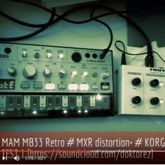 mam mb33 retro & volca bass test