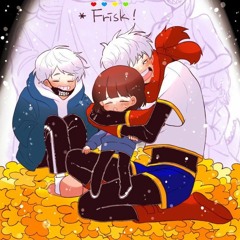 Undertale - Stronger Than You  Papyrus &  Sans VS Chara & Frisk