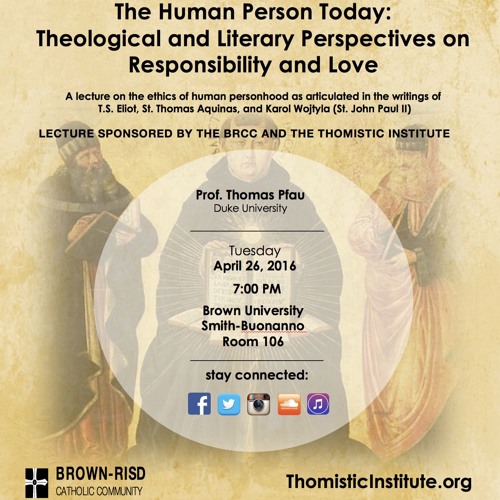 The Human Person Today | Prof. Thomas Pfau