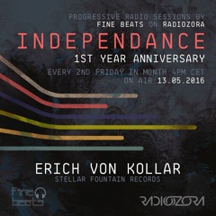 Independance 1st Year Anniversary@RadiOzora 2016 May | Erich Von Kollar Exclusive Guest Mix