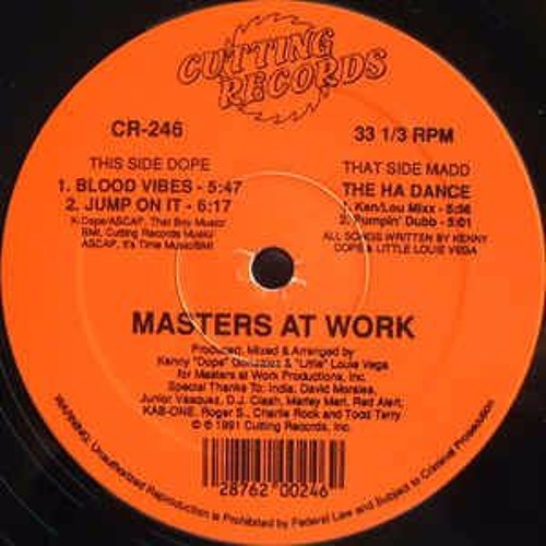 Masters At Work x Robbie Tronco - The Ha Dance x Walk 4 Me (Giorgio Alxndr R.C. Re-Edit)