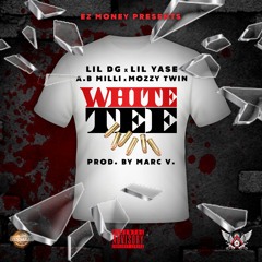 Lil DG X Lil Yase X AB Milli X Mozzy Twin - White Tee