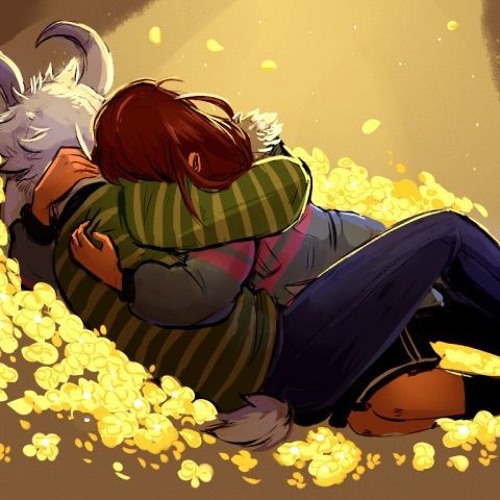 Undertale- His Theme  Frisk and Asriel
