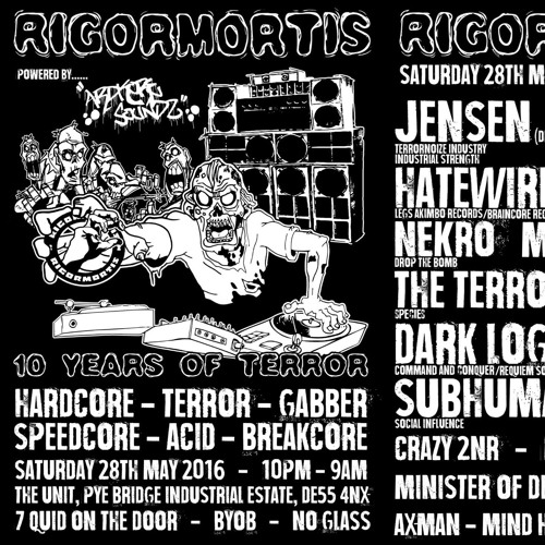 NEKRO - Rigormortis Anniversary warm up mix