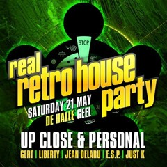 Just - K @ Real Retro House Party Up Close & Personal (De Halle -Geel)