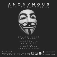 Anonymous Promo Mix - 29th May// Callum Plant