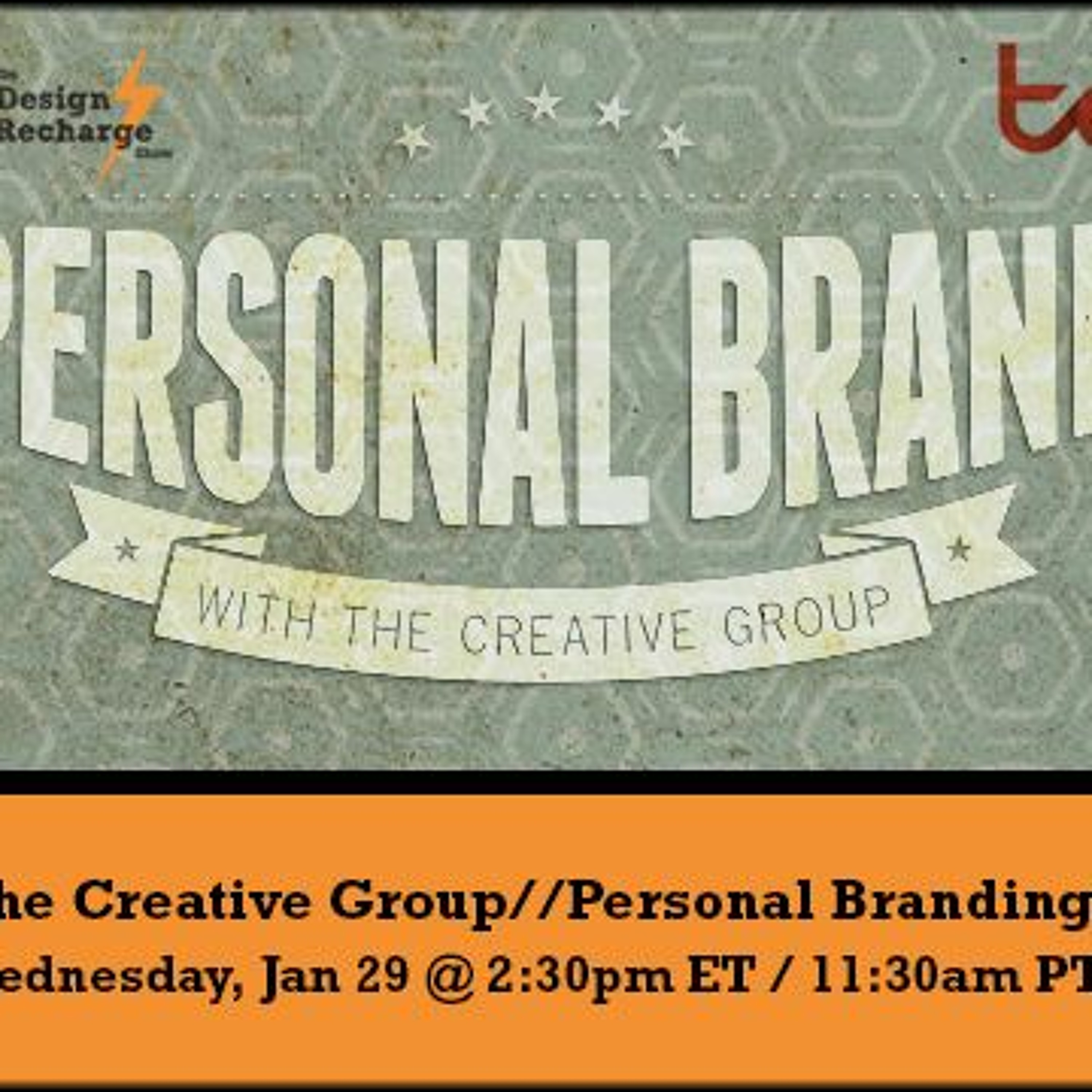 The Design Recharge Show: Personal Branding Tips from The Creative Group (TCG) episode artwork