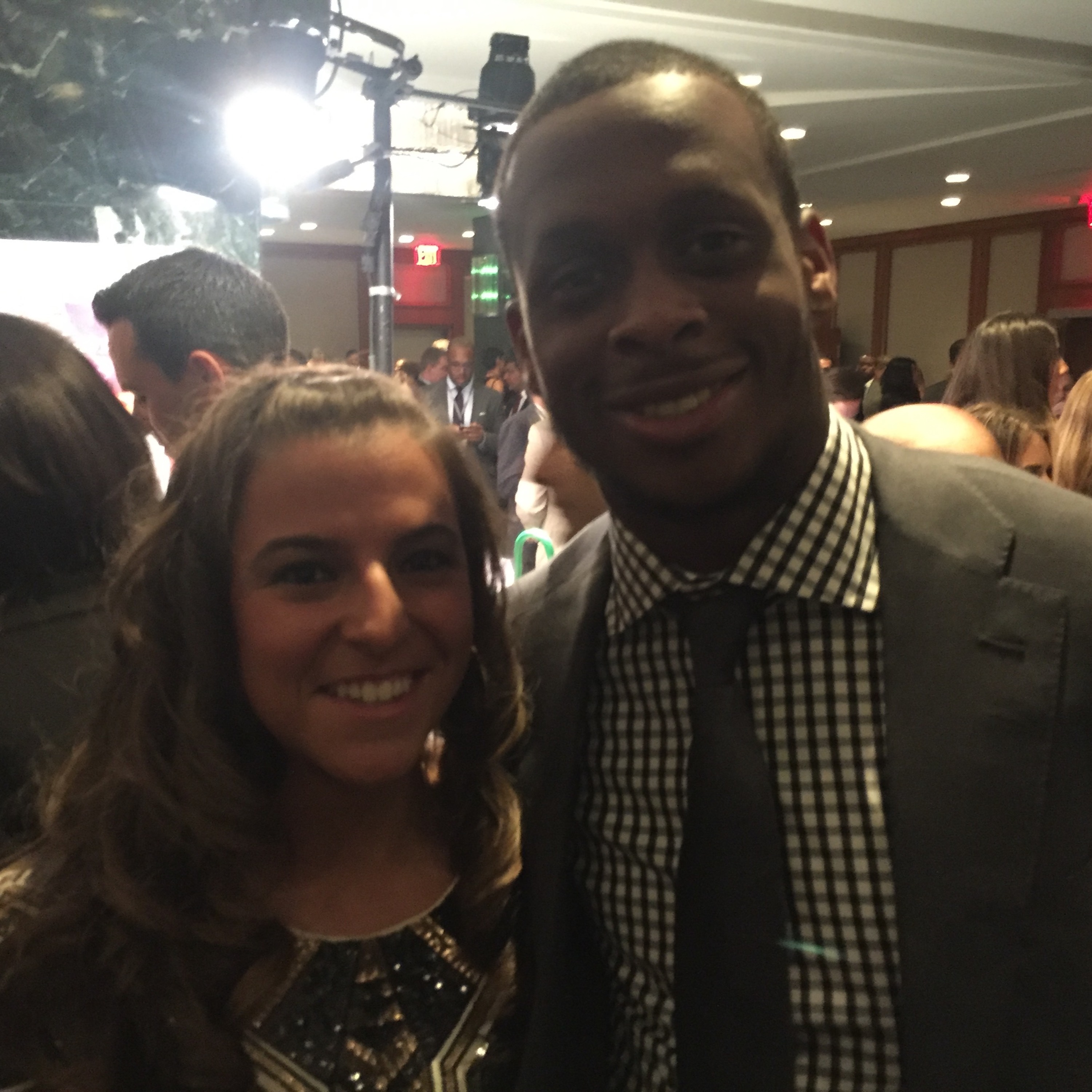 Geno Smith at gala episode artwork