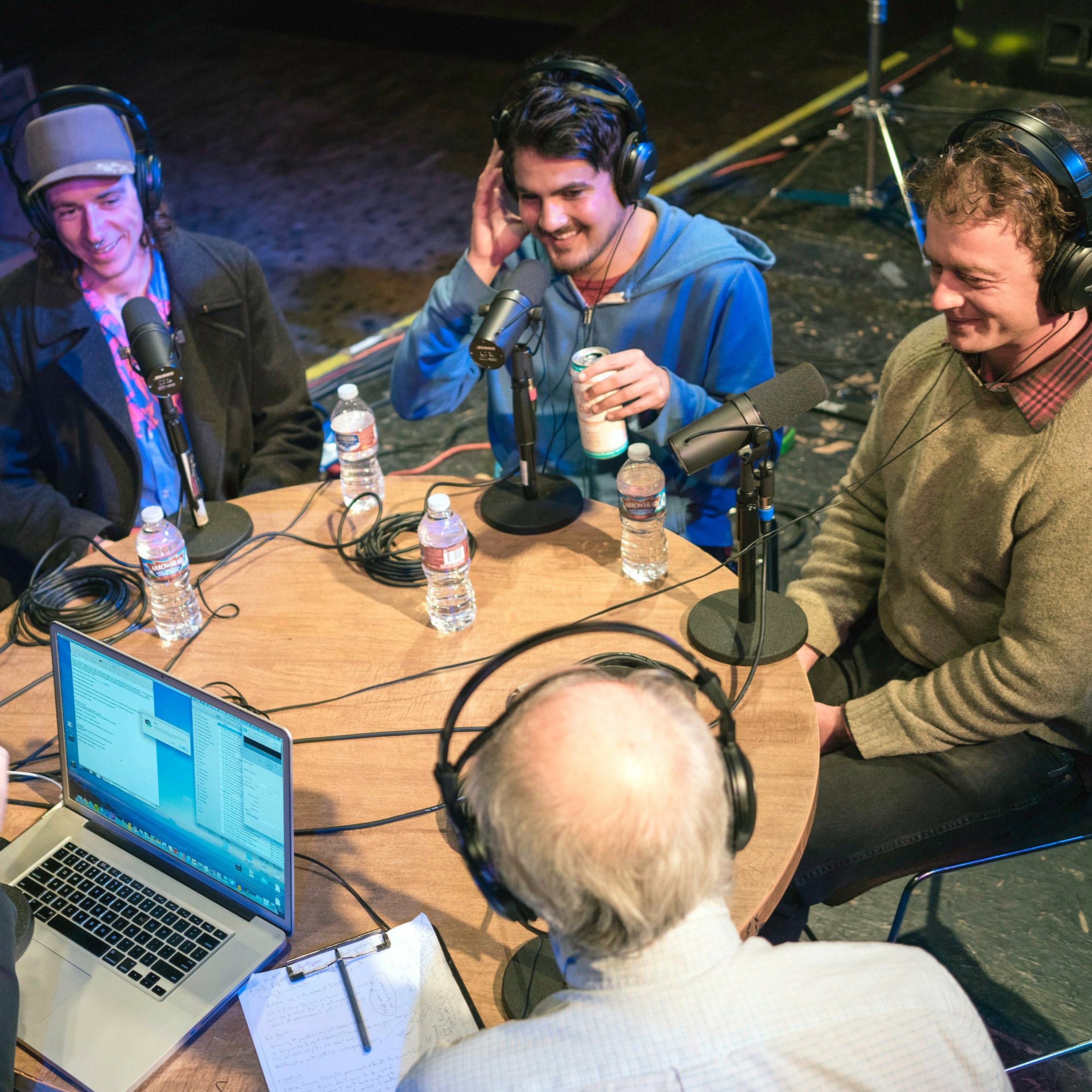 Onstage with Jim and Tom