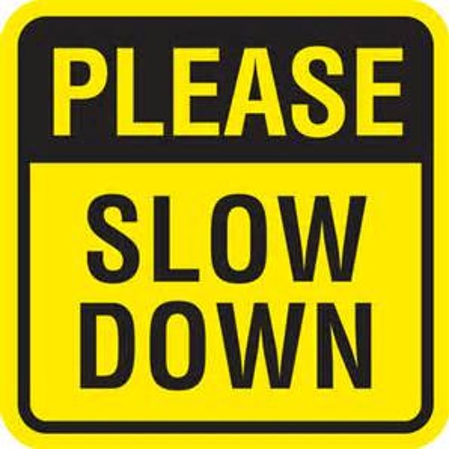 .....Slow It Down