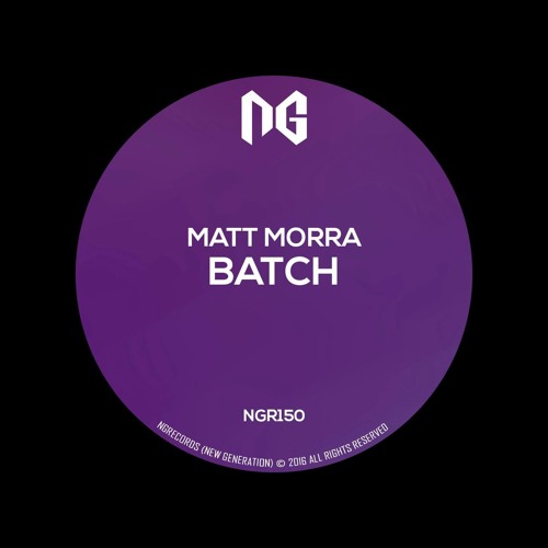 MATT MORRA - Pressure (Original Mix) [OUT NOW On NGRecords] | Preview