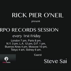 Frisky Radio RPO Records Session ● Guest :  Steve Sai