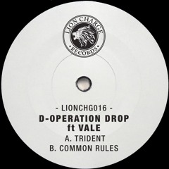 D-Operation Drop ft. Vale - Trident / Common Rules (LIONCHG016) [FKOF Promo]