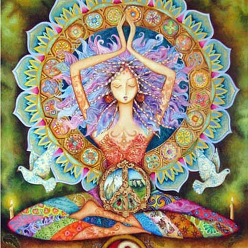 Deusa Da Luz Lua Cheia