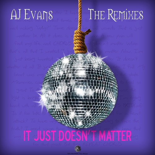 AJ Evans - It Just Doesn't Matter (TechnoBears Proof Of Life Remix)