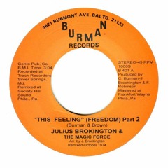 Julius Brockington & The Magic Force - This Feeling ( Casbah 73 Edit)FREE DOWNLOAD