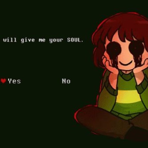 undertale #chara #sans #music #song não é shipp