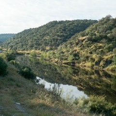 River Valley At Sunset In Extremadura