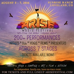 ARISE Music Festival 2016 ~ ARTIST EXCLUSIVES!