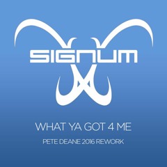 Signum - What Ya Got For Me (Pete Deane 2016 Remix) [FREE DOWNLOAD]