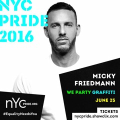 Countdown to NYC Pride 2016: Micky Friedmann