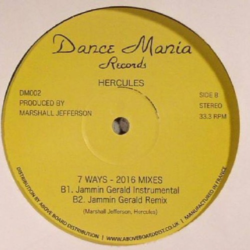 7 WAYS TO JACK, JAMMIN GERALD REMIX (ORGINAL BY MARSHALL JEFFERSON)