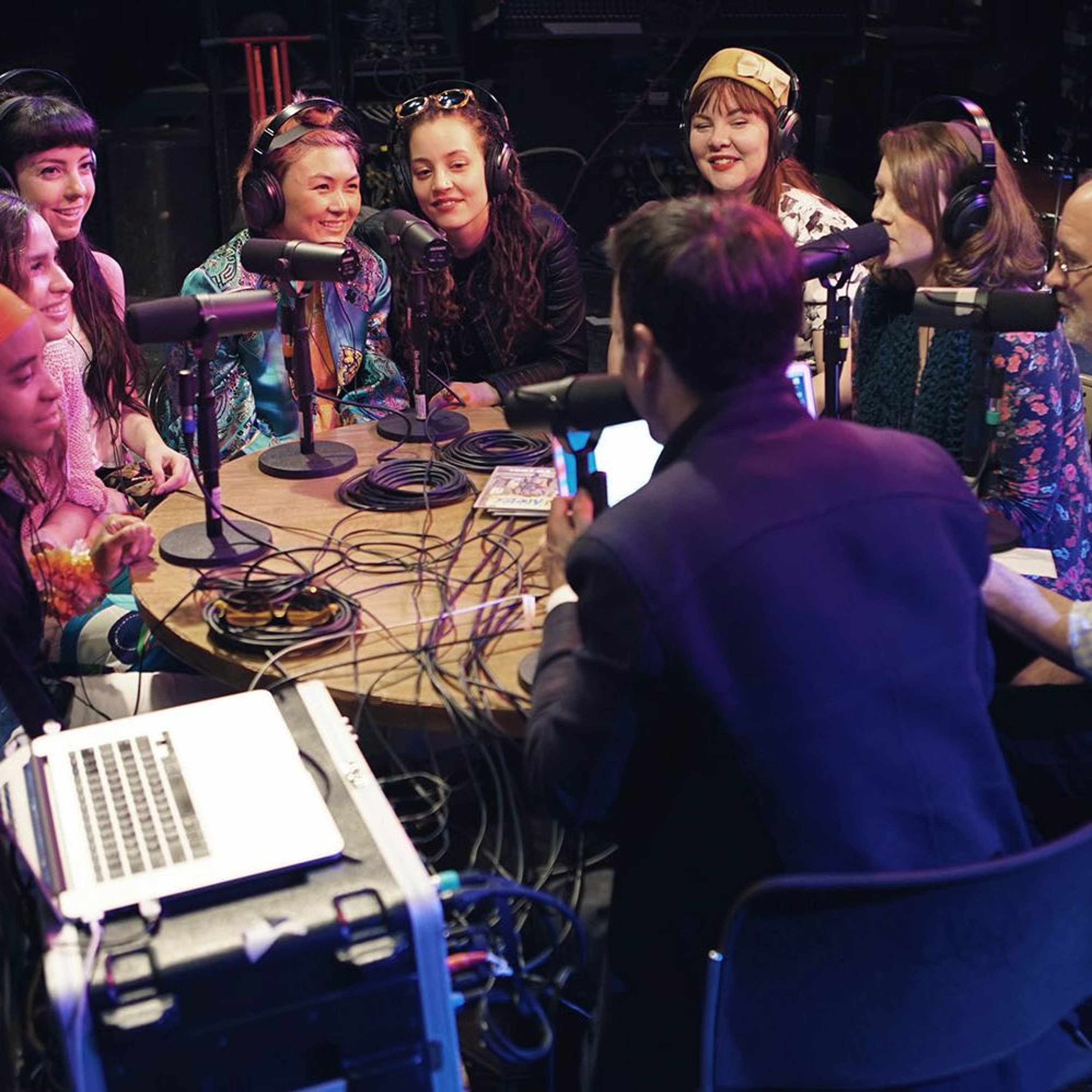 Onstage with Jim and Tom