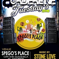 STONE LOVE AT BORDERLINE TUESDAYS 2016 AT SPEGO'S PLACE. MAY 2016