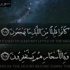 كَانُوا قَلِيلًا مِّنَ اللَّيْلِ مَا يَهْجَعُونَ - سورة الذاريات