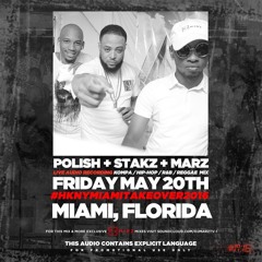 05-20-16 DJ STAKZ, DJ POLISH, DJ MARZ LIVE (ALL WHITE YACHT PARTY) MIAMI, FL