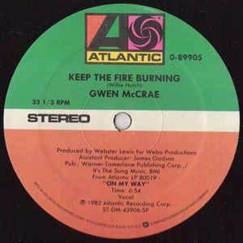 Gwen Mcrae - Keep The Fire Burning (JA's Plane Edit)