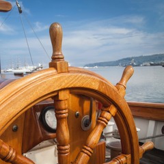 Studying literature of the sea, on the sea