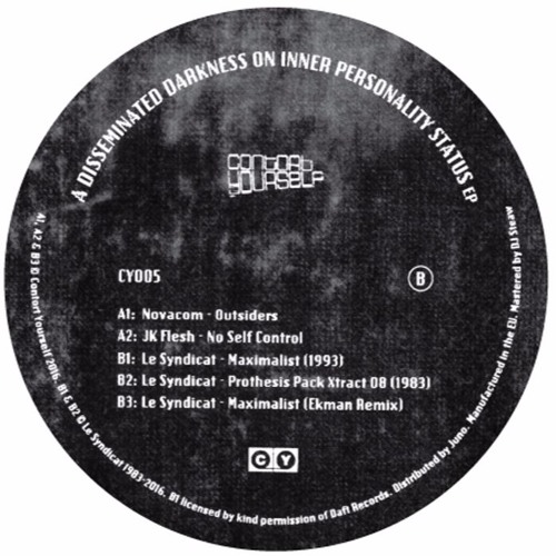 CY005 - A2 - JK Flesh - No Self Control - OUT NOW