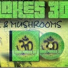 CornFlakes 3D - Flakes, Milk & Mushrooms