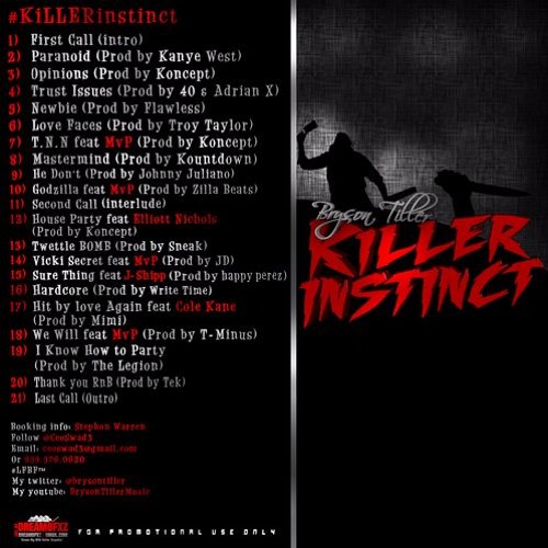 10 - Bryson Tiller - Godzilla Feat MvP (Prod By Zilla Beats)