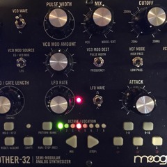 patter - moog mother32 - replika xt