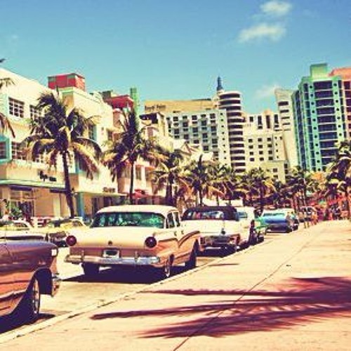 Pink Flamingo - Ocean Drive