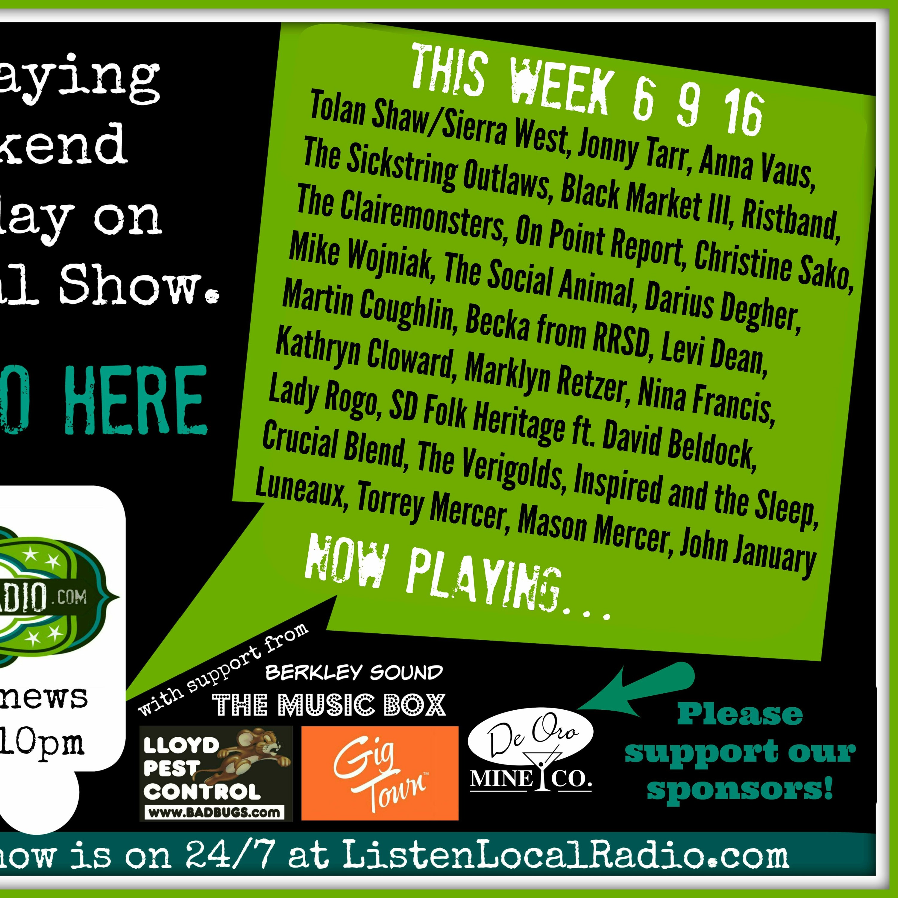 The Listen Local Show 6 9 16 episode artwork