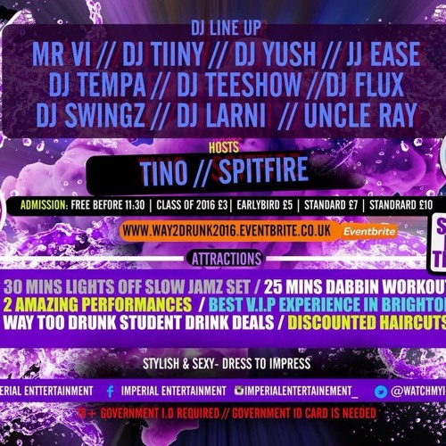 #WAY2DRUNK OLD SKOOL AFROBEATS LIVE SET Hosted by @RayPlayhouse