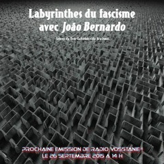 Labyrinthes Du Fascisme avec João BERNARDO - Partie 1