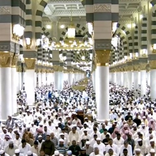 أول تلاوة للشيخ محمد خليل قارئ بالحرم النبوي ختام الأنعام وبداية الأعراف ليــ8ـــلة #رمضان 1437