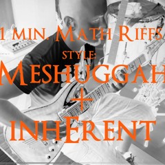1 min. Math riffs MESHUGGAH style + INHERENT